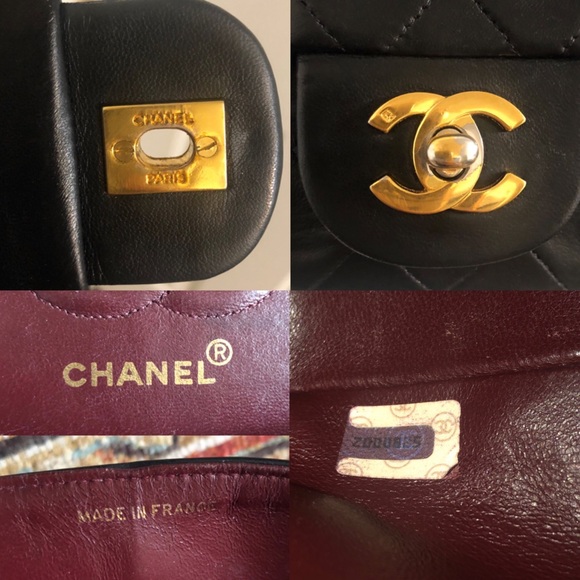 SOLD***Chanel Vintage Classic Double Flap Bag - Picture 12 of 13